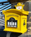 historische Briefkasten in Dresden Postkasten